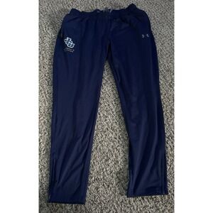 Under Armour Women's Navy Blue Fitted "JCU women's soccer" Athletic Pants Size L